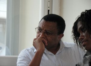 Dans la salle avec l'Intersyndicale lors des grèves de 2011
