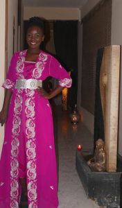 Une robe de cérémonie "Souraya Haute-couture"