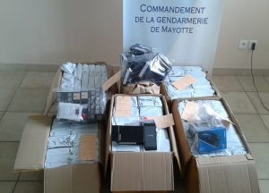 Une partie du matériel saisi par les gendarmes