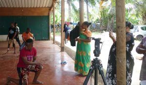 Les mamans venues pour comprendre le travail en cours