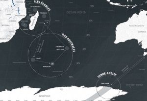 La carte des TAAF