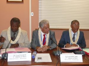 Signature de la Convention de la Conférence de Mamoudzou
