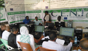 Formation des staffs des candidats au logiciel de tabulation des résultats du 2nd tour (Photo: CENI)
