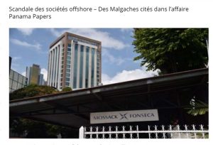 L'Express de Madagascar révèle les noms de personnalités malgaches cités dans les Panama Papers