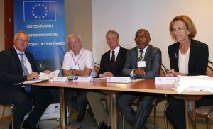 Eric Vanhalewyn, Patrick Salles, Denis Salord, Mohamed Sidi et Cécile Pozzo di Borgo