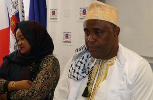 Le Grand Cadi Nourdine Bacar et Mariame Saïd, chargée de la formation professionelle