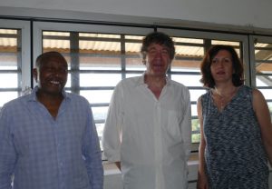 Avec Isabelle Tepper, de passage à Mayotte