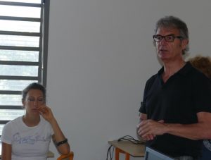 Le journaliste Thierry Riera a immédiatement commencé sa formation