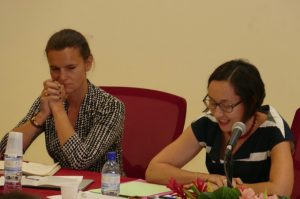 Elise Rasler (à droite) et Fabienne Jault