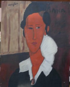 "Portrait d'Anna Zborowska", Modigliani