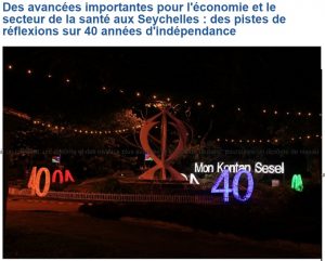 SNA 40 ans d'indépendance