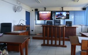 La salle d'audience du tribunal administratif