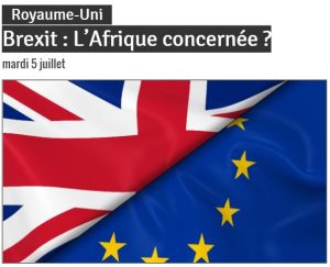 Brexit Afrique