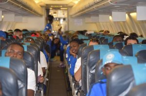 Dans l'avion vers Tana