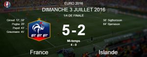 FRA ISL 5 à 2
