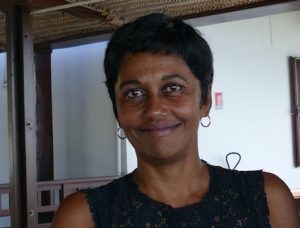 Ericka Bareigts lors de son passage à Mayotte