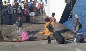 Affluence à l'heure des arrivées d'avion