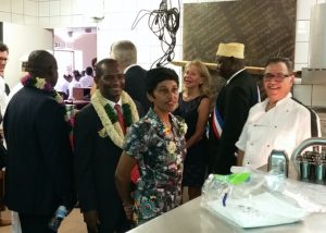 Visite du lycée de Kawéni © Faïd Souhaïli