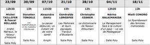 Programme culturel du CUFR