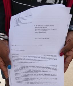 Le courrier adressé au préfet