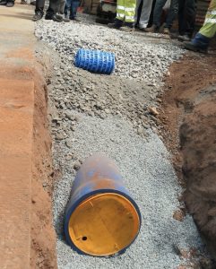 Travaux d'adduction d'eau