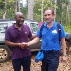 Balade en forêt pour l'élu qui accueillait le représentant de l'Etat