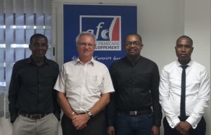 Harouna Colo et Patrick Salles (AFD) au centre