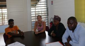 L'équipe de l'association TV Mafoumbouni