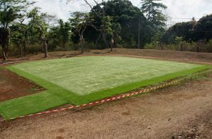 Voici à quoi ressemblent les nouveaux greens synthétiques de Combani