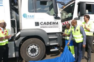 Inauguration des 4 camions STAR-CADEMA