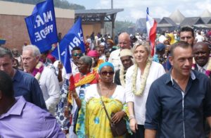Marine Le Pen à Mayotte en novembre 2016