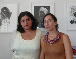 Me Ghaem (à gauche) et Me Petit, ont dû déployer des trésors d'énergie pour défendre les deux mineures