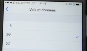 Un clic sur LTE, et la magie 4G devrait opérer