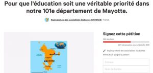 La pétition sur change.org