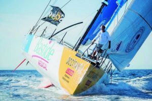 Vendée Globe: Kito de Pavant sur son bateau lors de la course... avant son naufrage