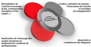 Les 4 pétales, fondements de la dynamique de développement de nos PME 