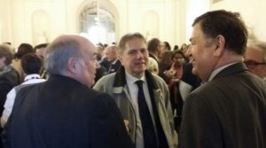 Thierry Galarme du Medef Mayotte avec Jean-Pierre Philibert, le président de la FEDOM