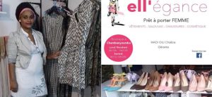 Chaibia Madi Oili, gérante d'une boutique de prêt-à-porter