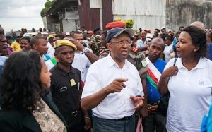 Le président malgache déclare le pays en état de "sinistre national" après le passage du cyclone Enawo, le 19 mars 2017