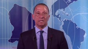 Rodolphe ALexandre, président guyanais et qui dirige actuellement la conférence des présidents des RUP, en vidéo depuis Cayenne