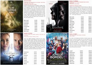 Z Programme du cinéma Alpa Joe pour le mois de mars 17