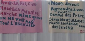 "Avoir la foi, c'est monter la 1è marche même quand on ne voit pas tout l'escalier"