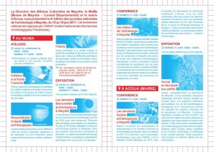 Le programme des 3 jours de JNA