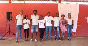 Les membres de l'association lors de la 1ère journée du festival à Tsimkoura