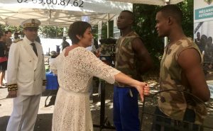 Annick Girardin rencontre des jeunes en formation au BSMA