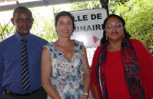 Abdoulhamid Keldi, Chargé des relations avec les entreprises, Marine Jeantet et Ymane Alihamidi-Chanfi