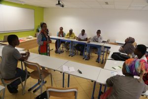 Une dizaine de jeunes, dont la moitié d'étudiants du CUFR sont passés par l'atelier au fil de la matinée
