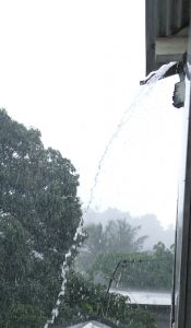 Aucune politique d'envergure de récupération des eaux de pluie