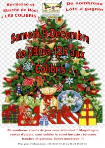 marché noel colibris