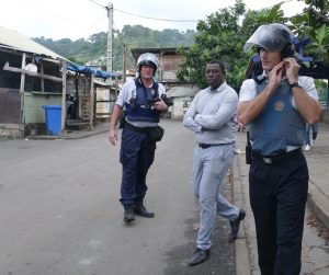 Le commandant Demeusy, Sidi Nadjayedine et le commissaire Jos